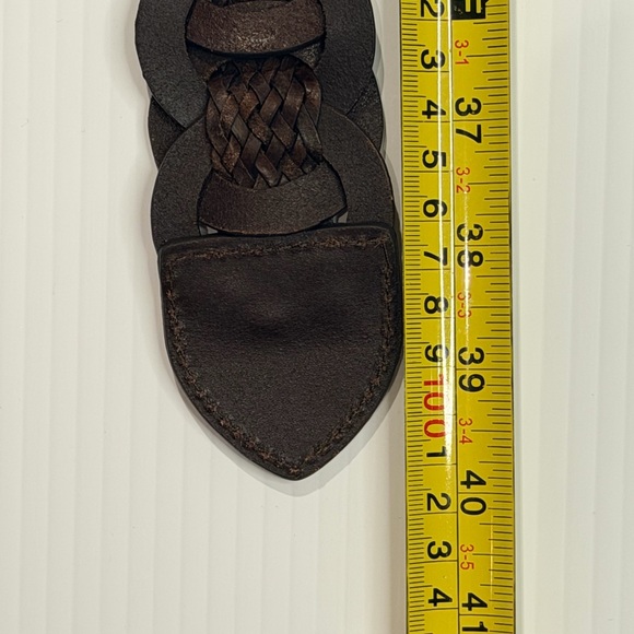 Sam Edelman Women's Casual Woven Linked Genuine Leather Belt - Size M - Picture 7 of 7